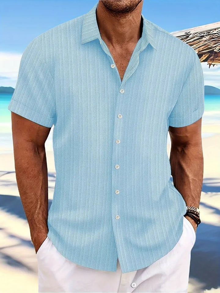 Chemise d'été à manches courtes pour hommes