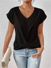 T-shirt décontracté à manches courtes pour femme