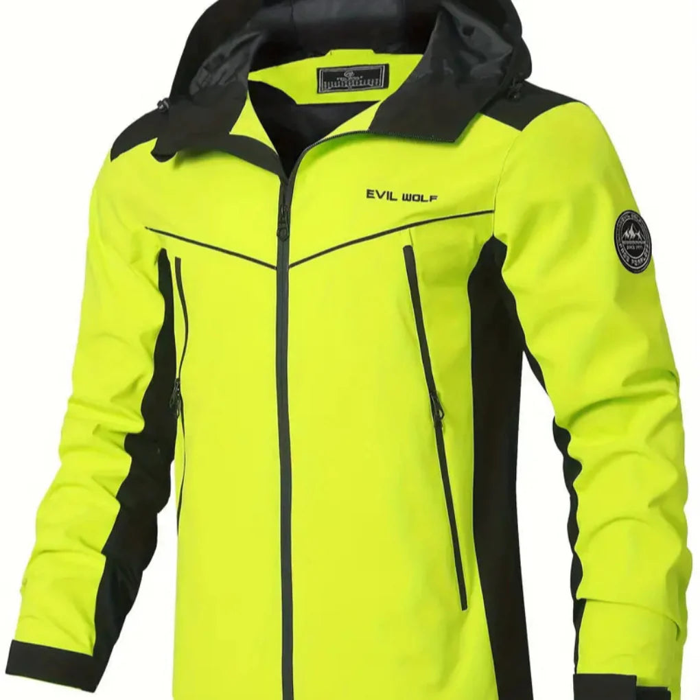 Veste d'extérieur imperméable avec design réfléchissant