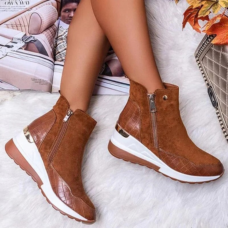 Bottines orthopédiques en cuir pour femmes : Élégance et confort au quotidien
