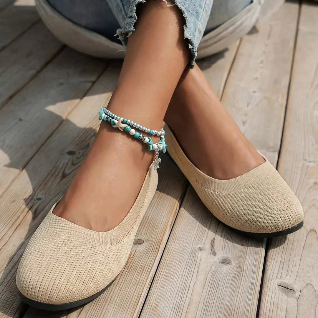 Ballerines d'Été Antidérapantes et Respirantes pour Femme : Confort et Élégance au Quotidien