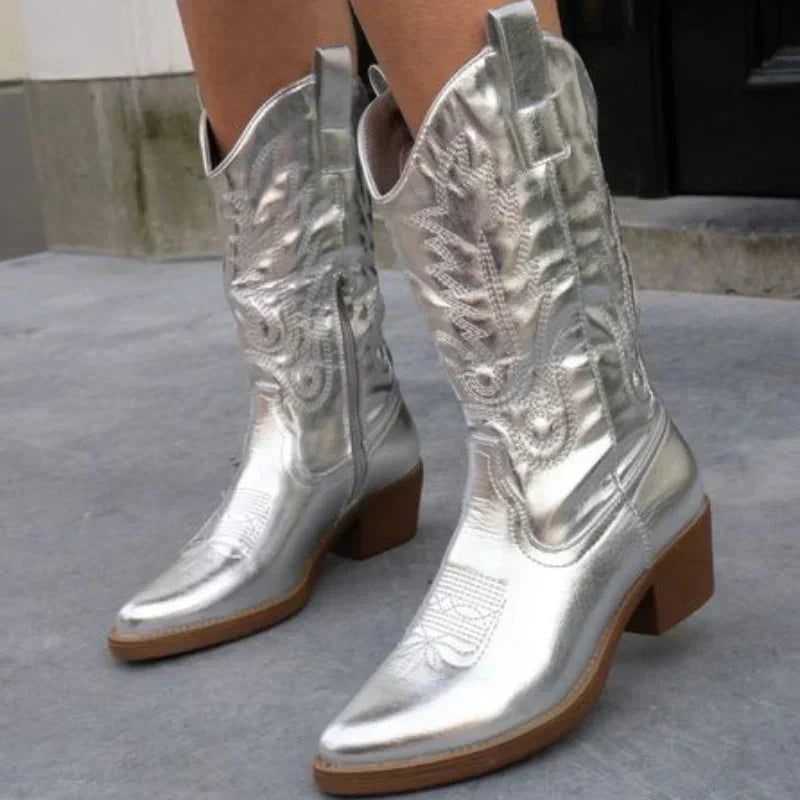 Bottes Cowboy Élégantes pour Femmes