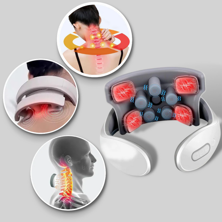 Masseur de cou et d'épaules à quatre têtes