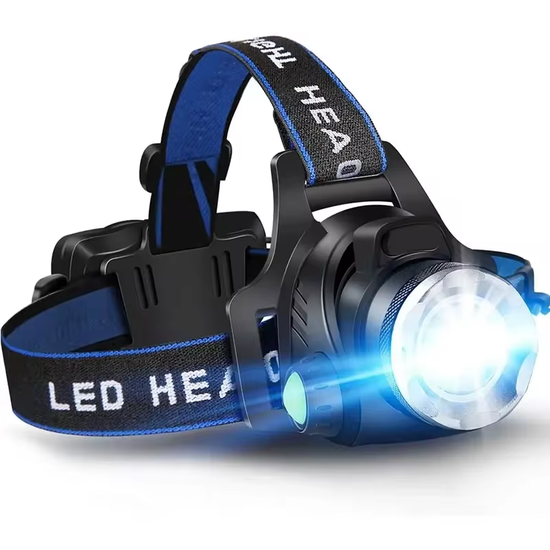 Lampe Frontale LED Rechargeable : Puissance et Fiabilité pour Toutes Vos Aventures