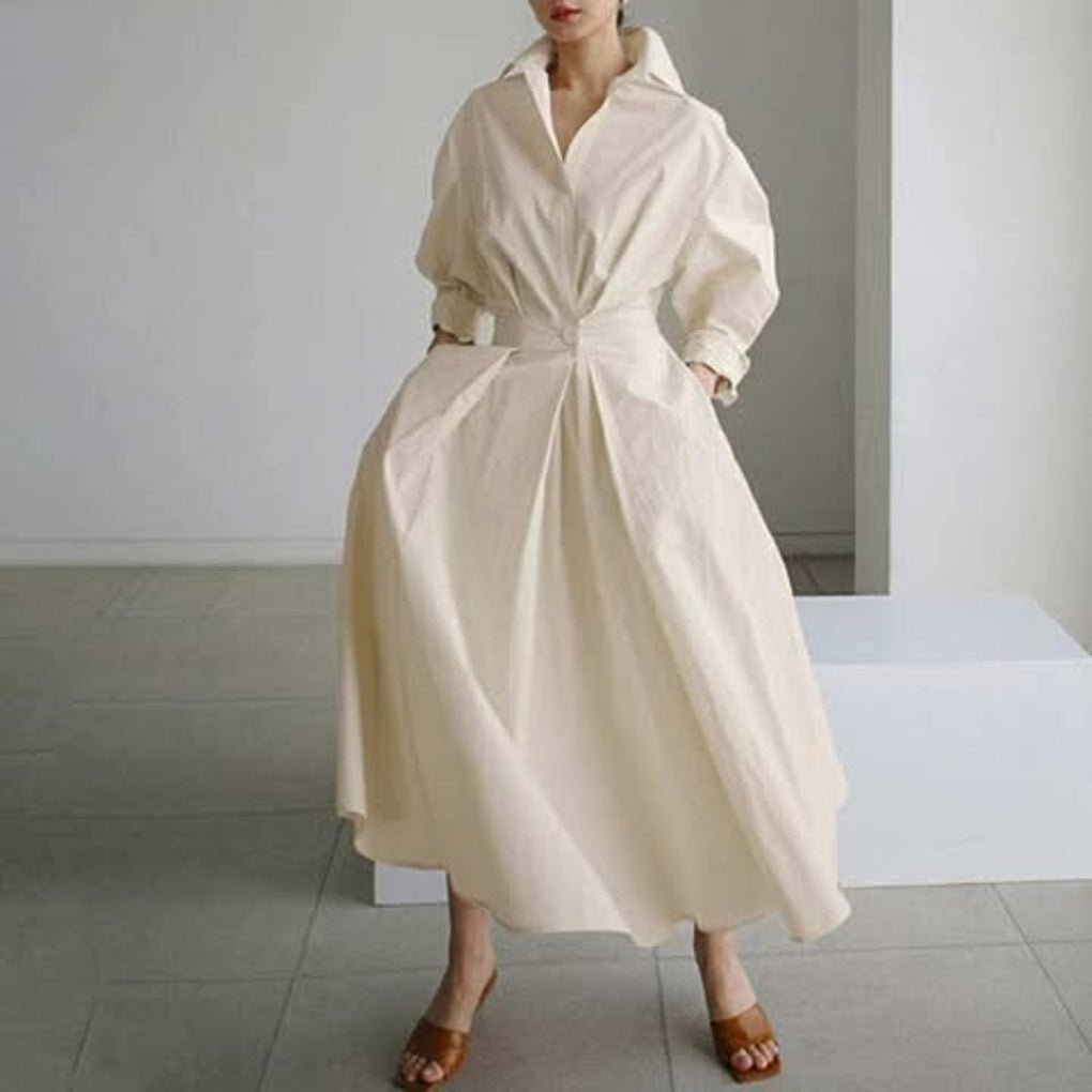 Robe longue fluide et élégante pour femme