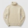 Pull en tricot à col roulé pour hommes