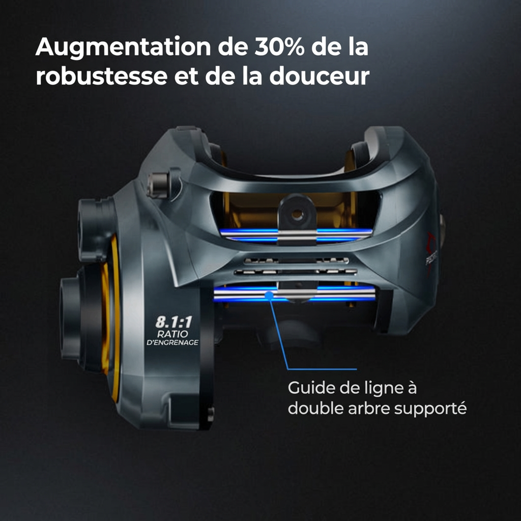 Moulinet Baitcasting Bas Profil