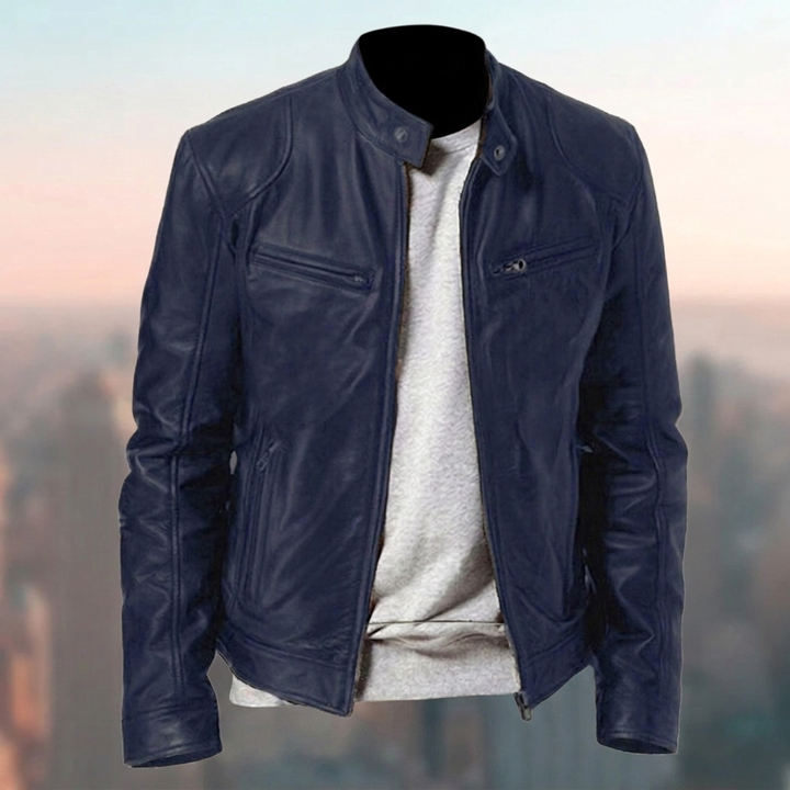 Veste en cuir pour homme – Design élégant