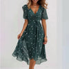 Robe Élégante à Col en V pour Femme