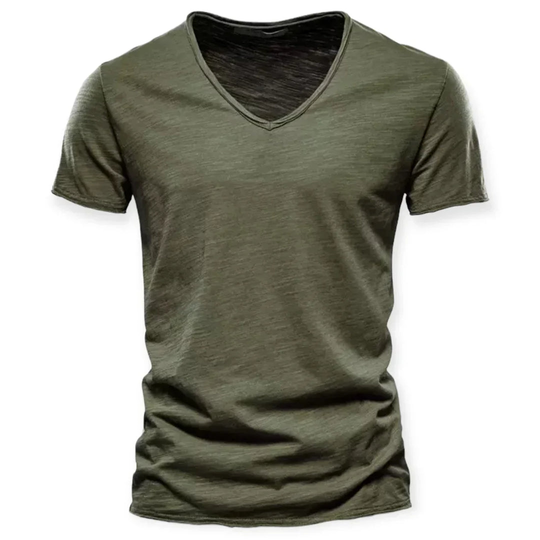 T-shirt pour Homme à Col en V