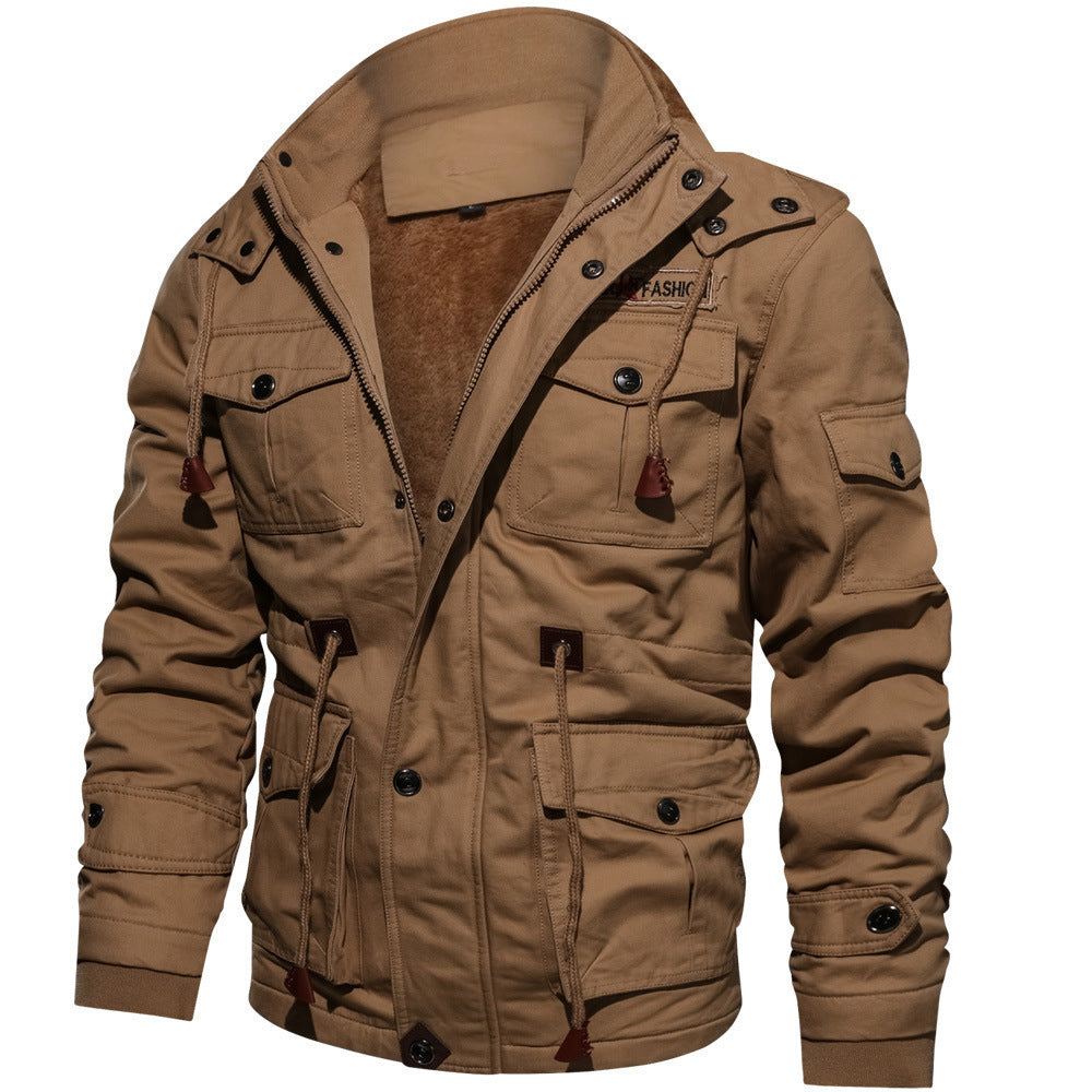 Veste robuste pour homme, coupe-vent et chaude