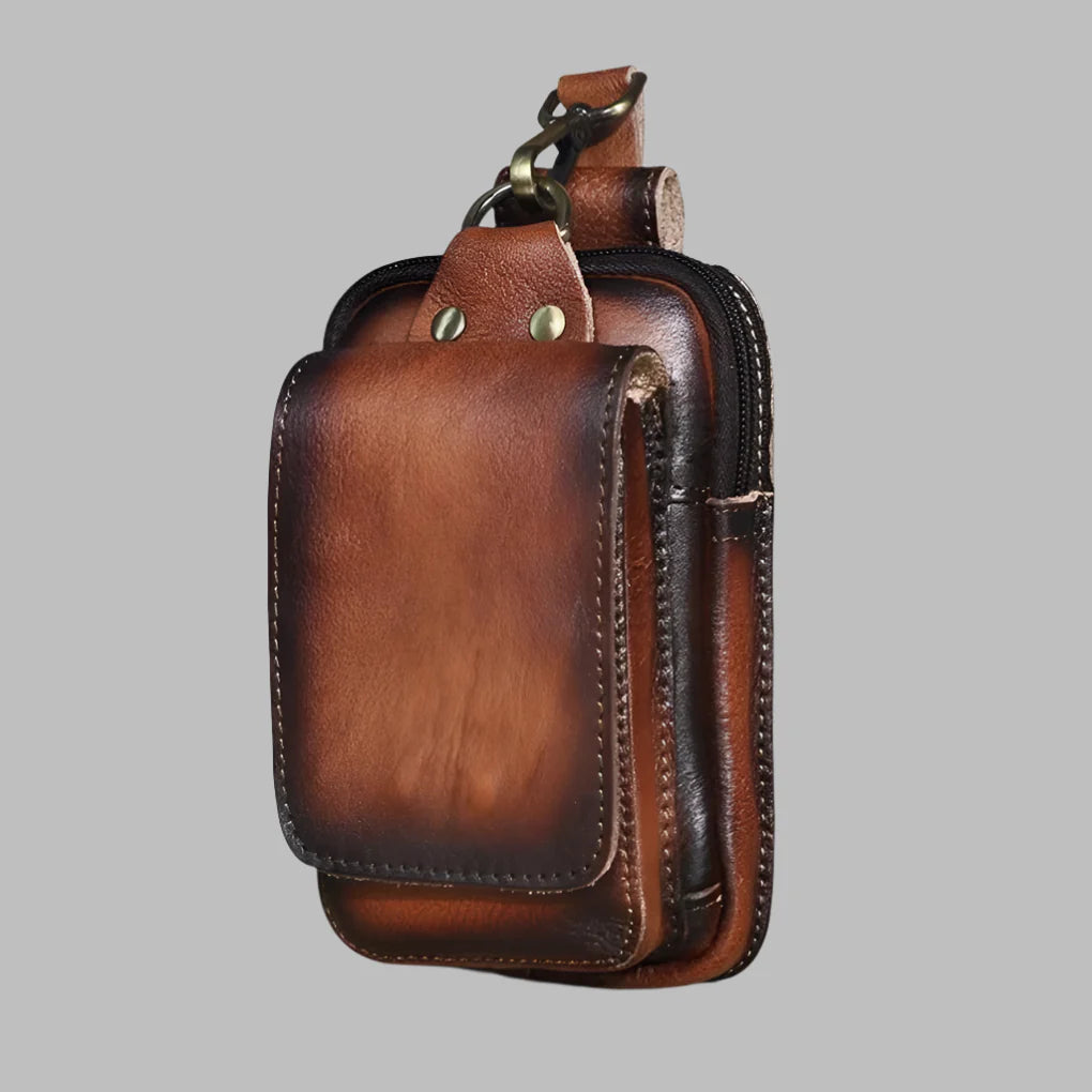 Sac banane en cuir pour homme