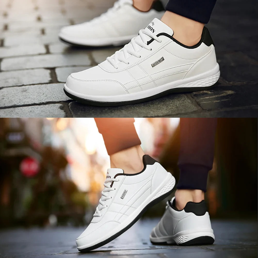 Renzo - Baskets Homme Cuir et orthopédiques
