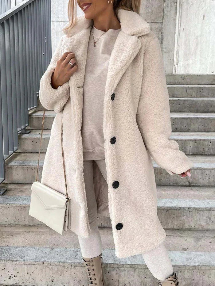 Daniella | Manteau Teddy long et chaud