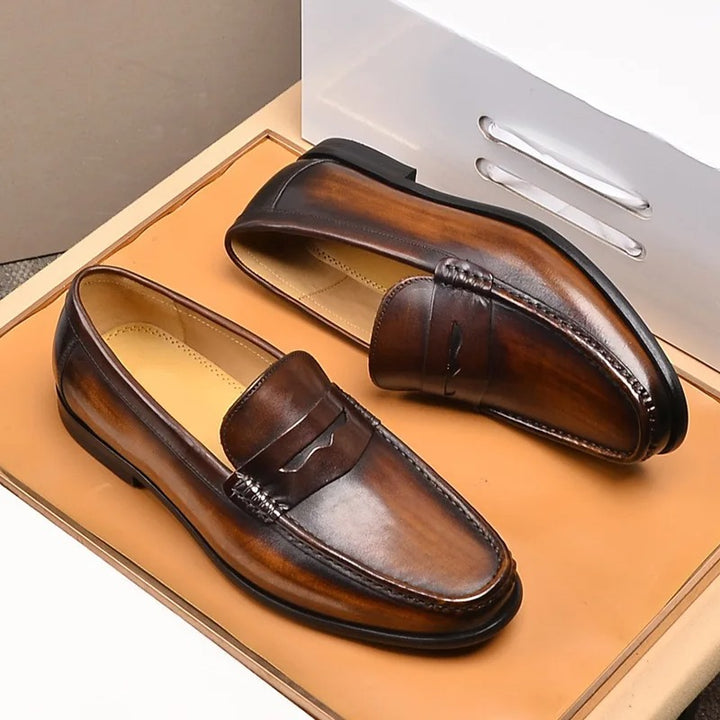 Callum – Mocassins élégants pour hommes au look rétro britannique