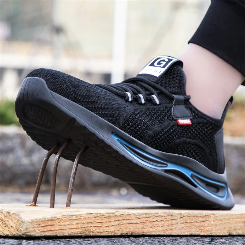 Titan Pro – Chaussures de sécurité respirantes avec embout en acier pour l'été