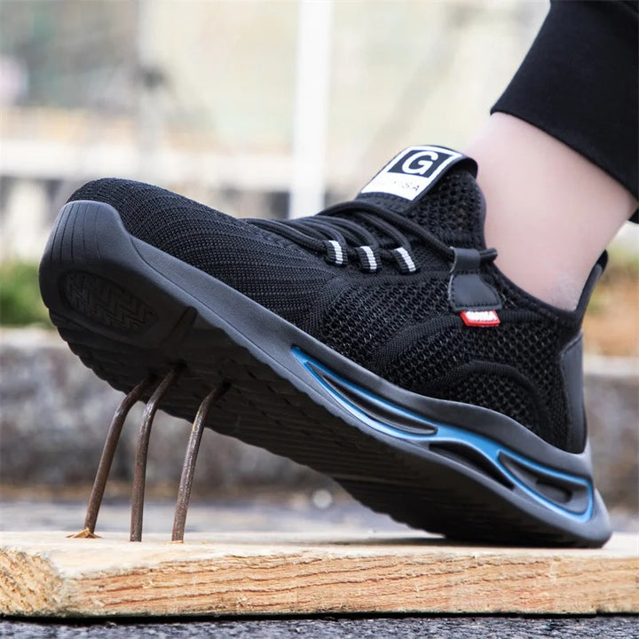 Titan Pro – Chaussures de sécurité respirantes avec embout en acier pour l'été