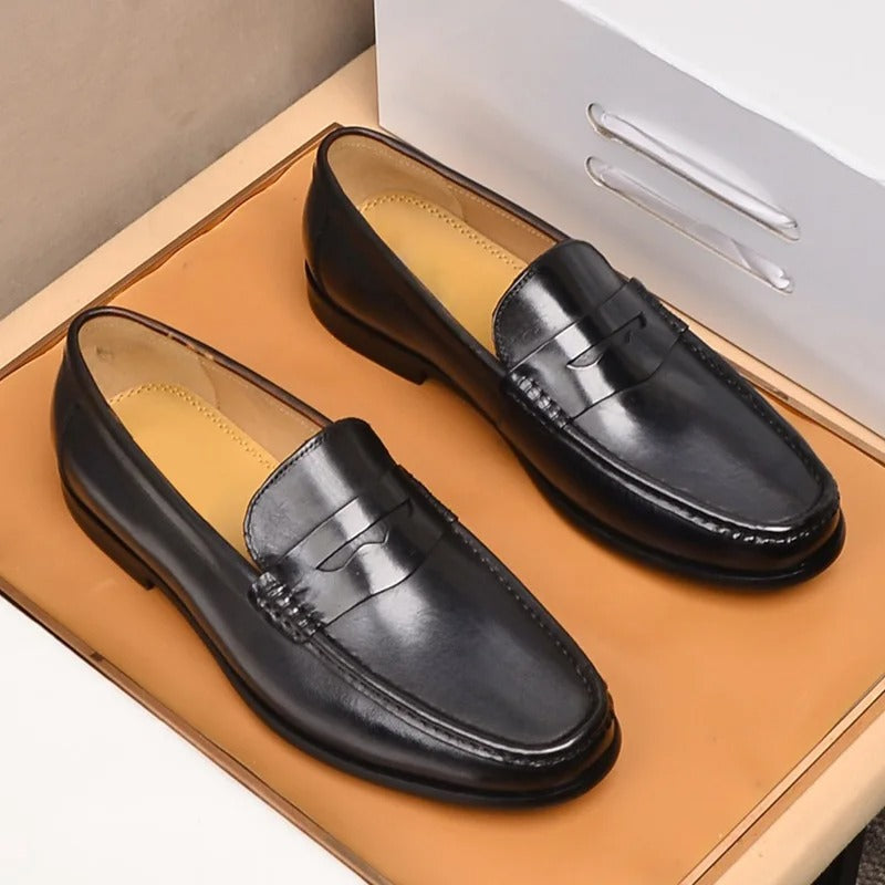 Callum – Mocassins élégants pour hommes au look rétro britannique