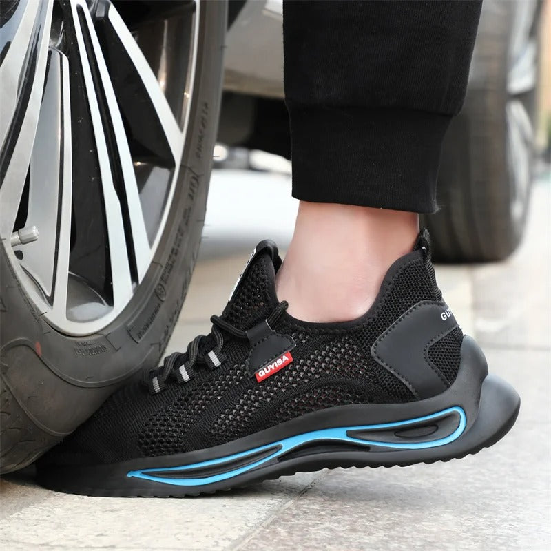 Titan Pro – Chaussures de sécurité respirantes avec embout en acier pour l'été