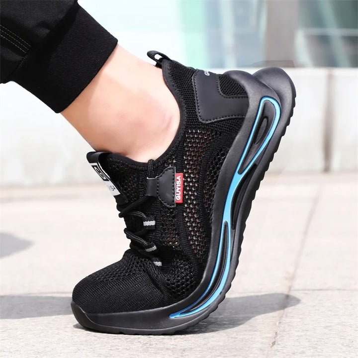 Titan Pro – Chaussures de sécurité respirantes avec embout en acier pour l'été