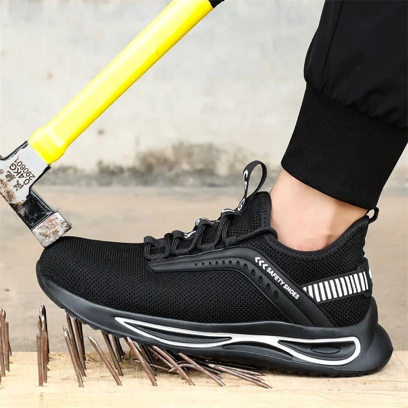 Titan Pro – Chaussures de sécurité respirantes avec embout en acier pour l'été