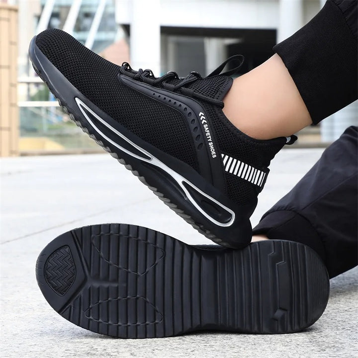 Titan Pro – Chaussures de sécurité respirantes avec embout en acier pour l'été
