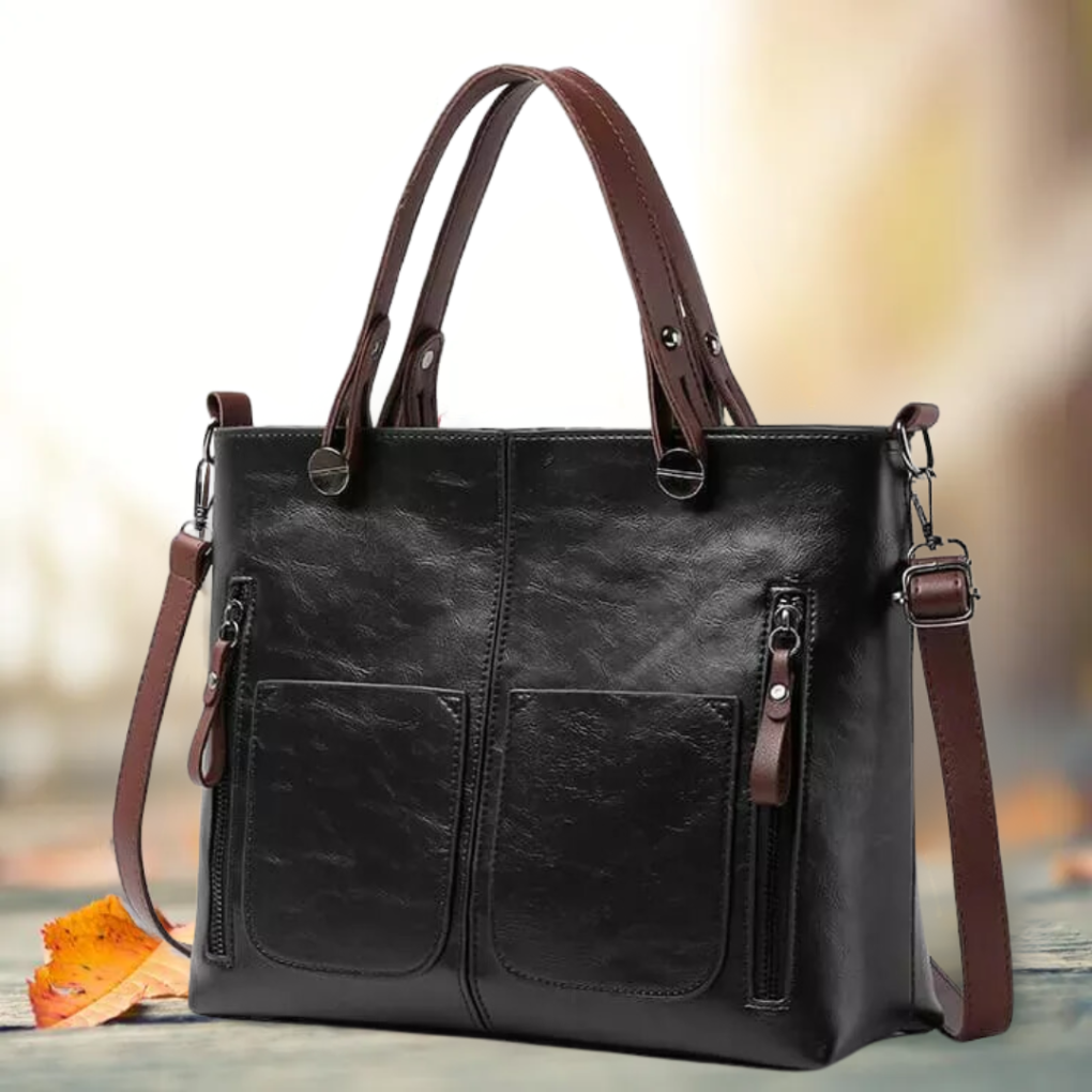 Sac à bandoulière classique en cuir élégant