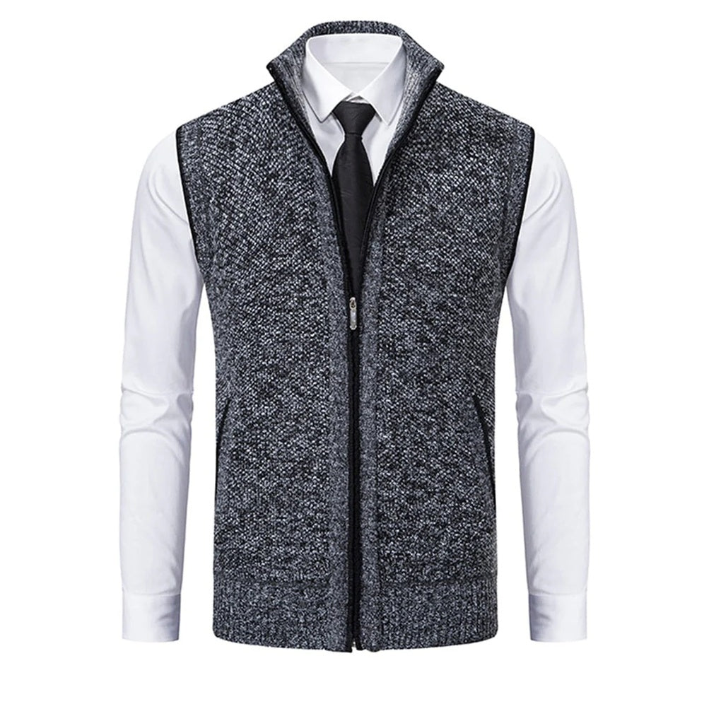 Gilet élégant pour homme — Couche soignée avec détails raffinés