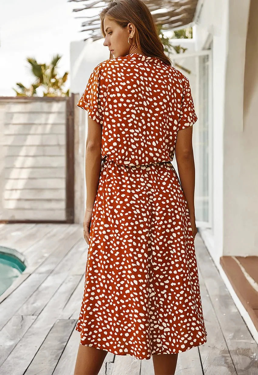 Lara - Robe d'été imprimée