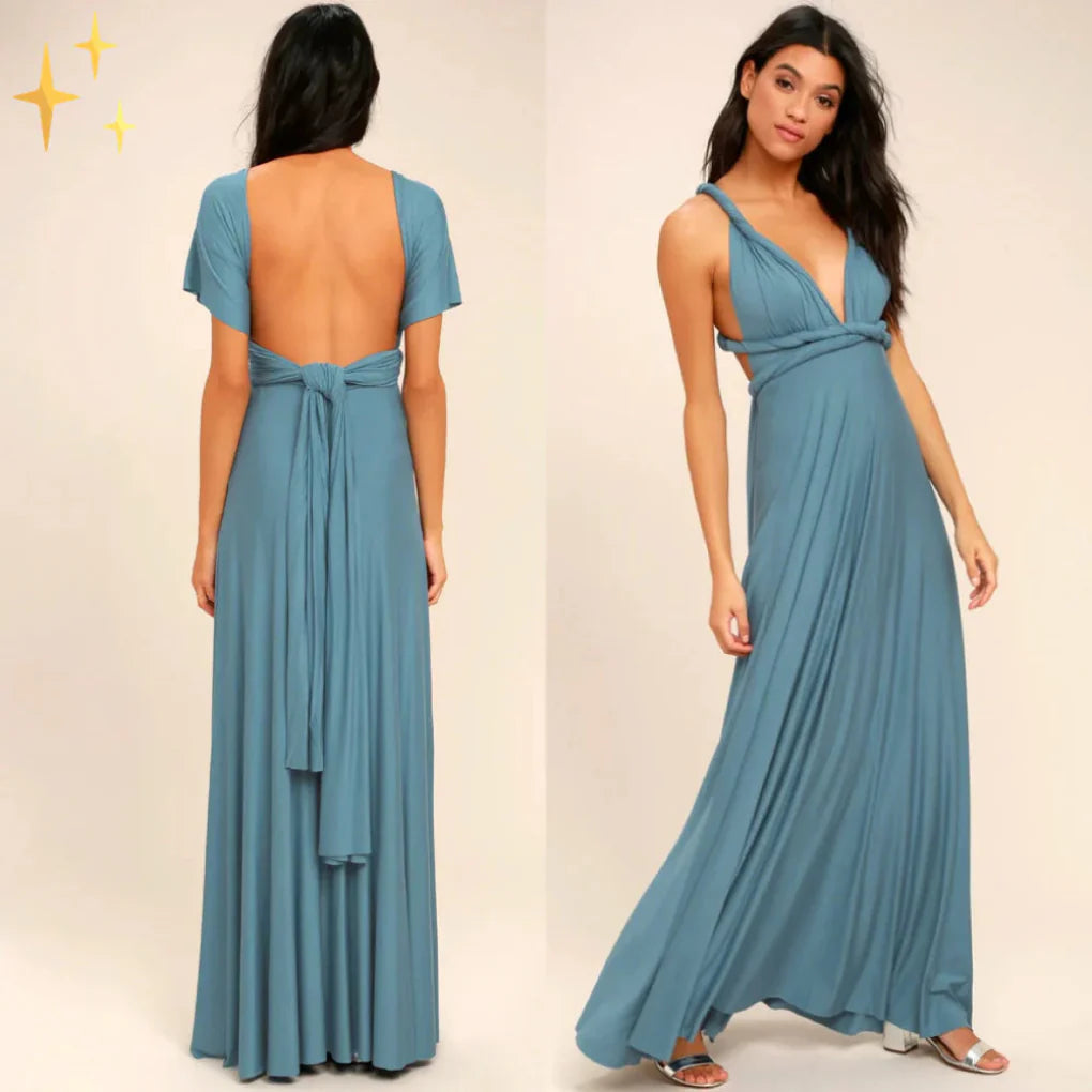 Robe portefeuille multi-positions A Lot pour femme