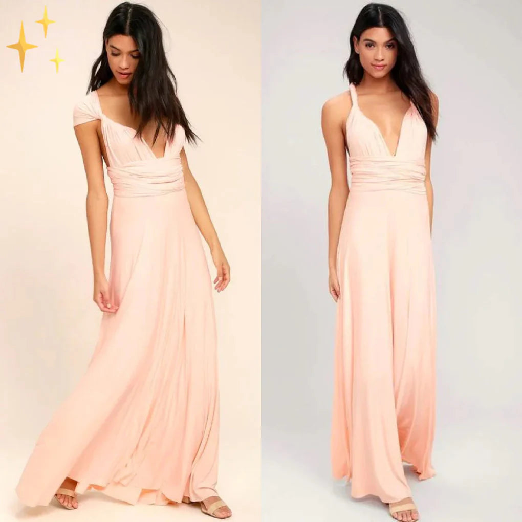 Robe portefeuille multi-positions A Lot pour femme