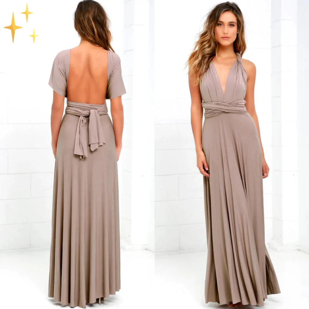 Robe portefeuille multi-positions A Lot pour femme