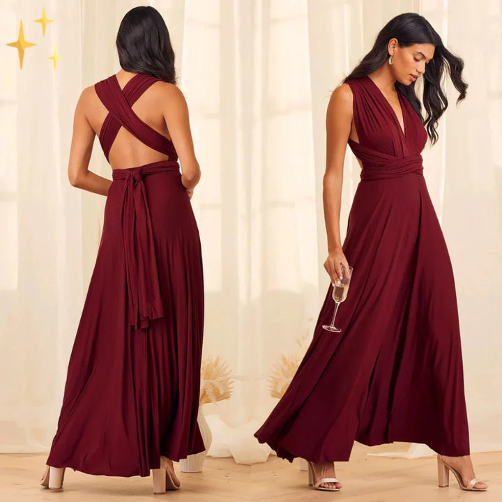 Robe portefeuille multi-positions A Lot pour femme