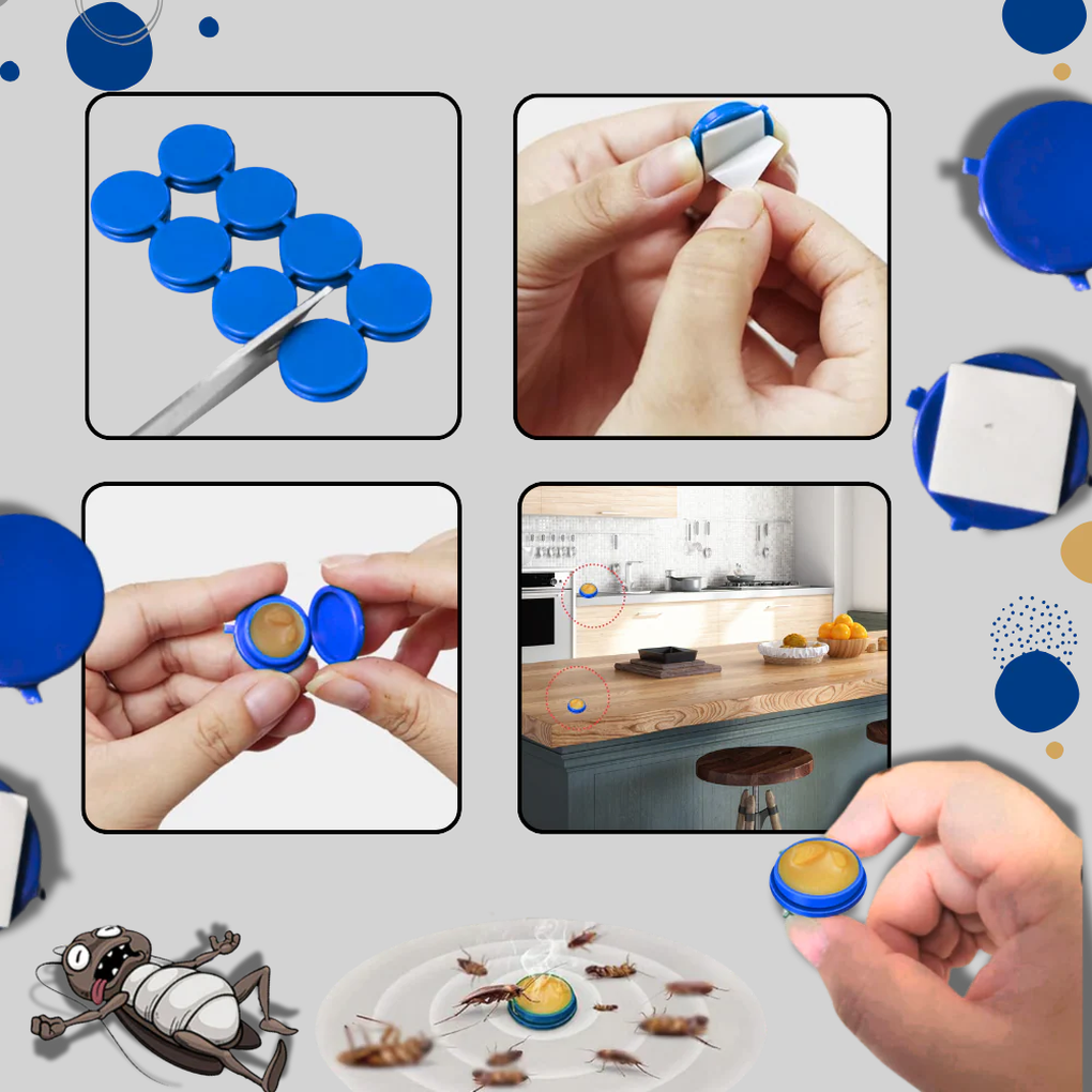 Pièges à cafards inodores – Solution discrète de lutte antiparasitaire