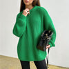 Joley - Pull tricoté tendance en couleur unie avec encolure ronde