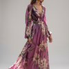 Robe élégante à silhouette fluide