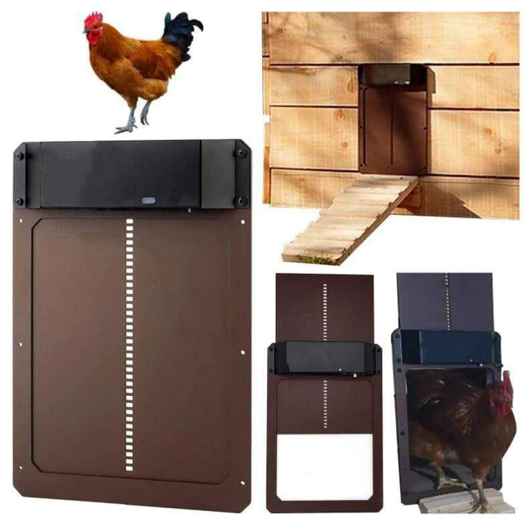 Porte automatique pour poulailler