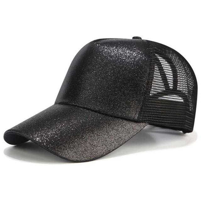 Casquette de baseball pratique pour queue de cheval