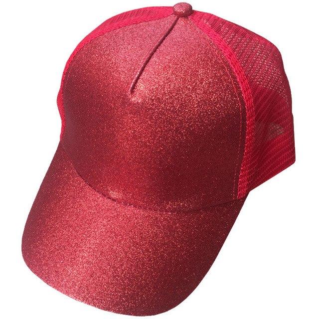 Casquette de baseball pratique pour queue de cheval