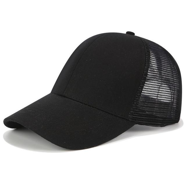 Casquette de baseball pratique pour queue de cheval