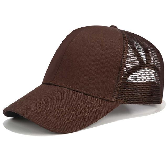 Casquette de baseball pratique pour queue de cheval