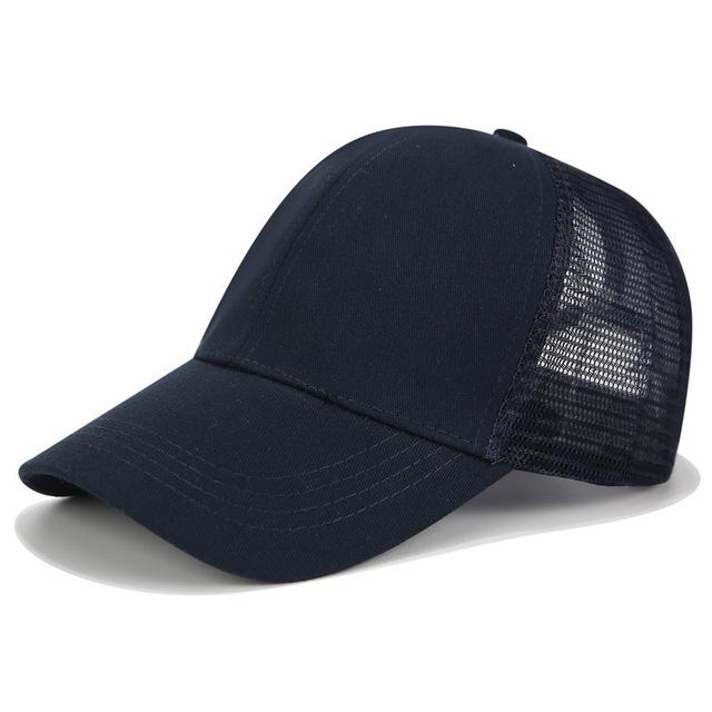 Casquette de baseball pratique pour queue de cheval