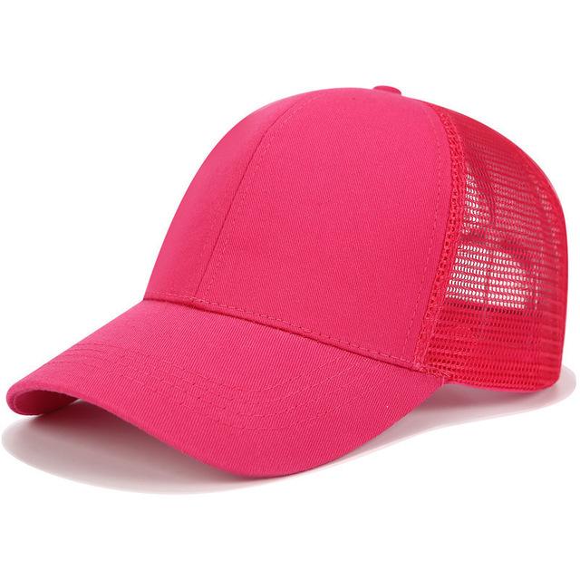Casquette de baseball pratique pour queue de cheval