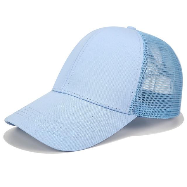 Casquette de baseball pratique pour queue de cheval