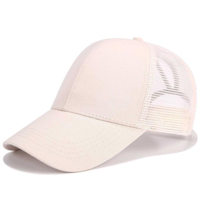 Casquette de baseball pratique pour queue de cheval