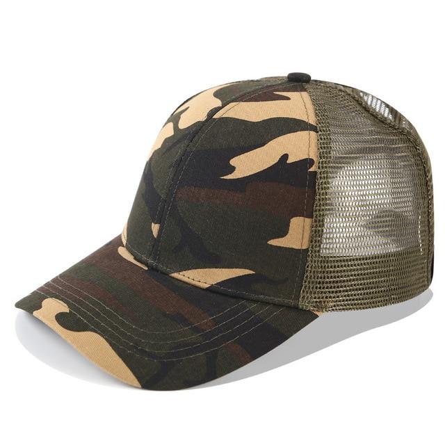 Casquette de baseball pratique pour queue de cheval