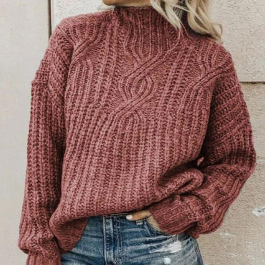 Pull en tricot élégant pour femme – Texture subtile
