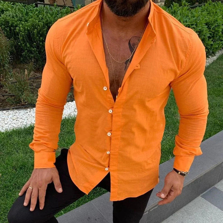 Chemise en Lin Unie pour Homme : Élégance Décontractée et Fraîcheur Estivale
