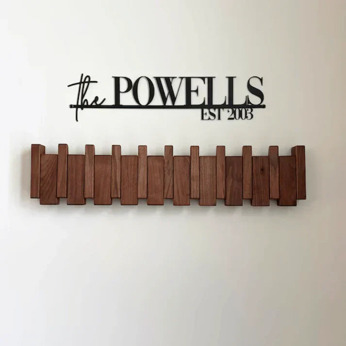 Porte-manteau piano en bois
