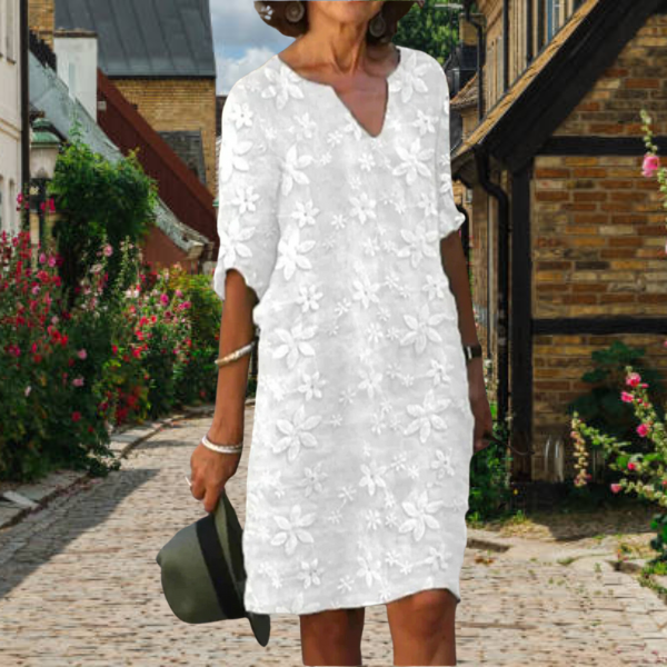 Amber – Robe Élégante à Manches Longues pour Femme